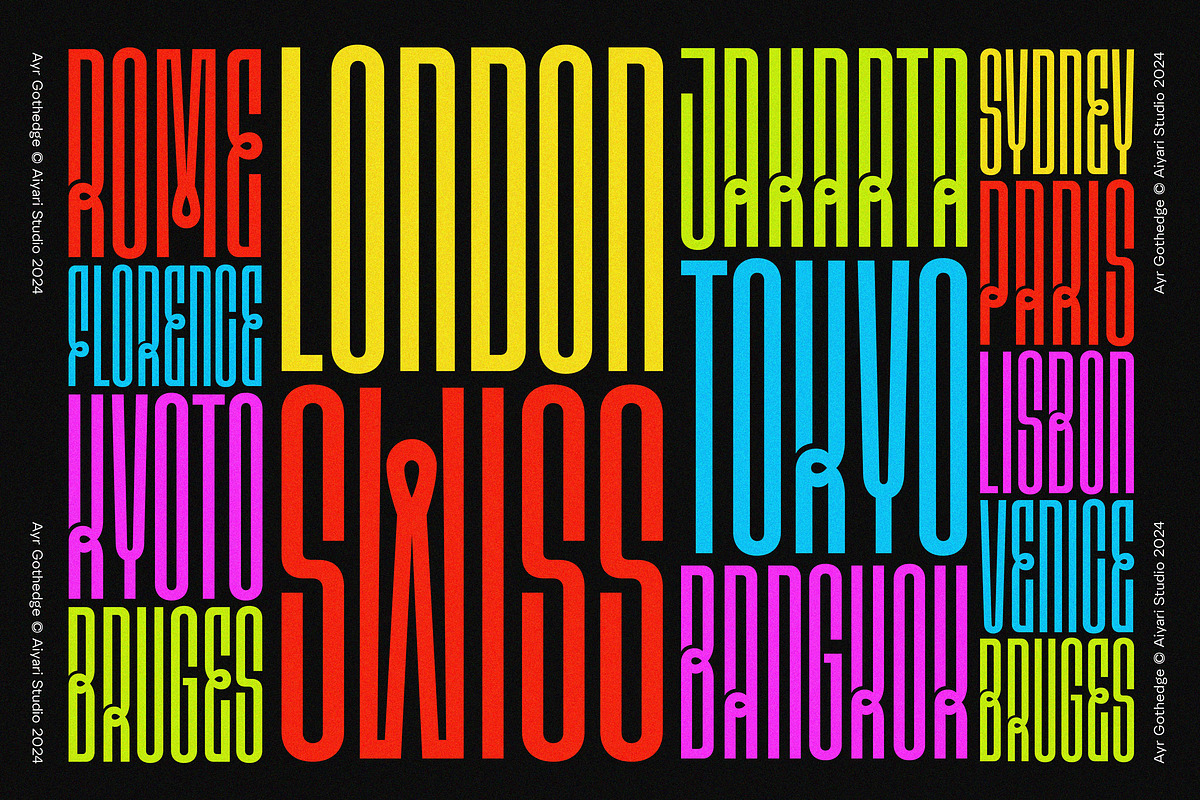 Gothedge, a Sans Serif Font by Aiyari (Photo 7 of 12)