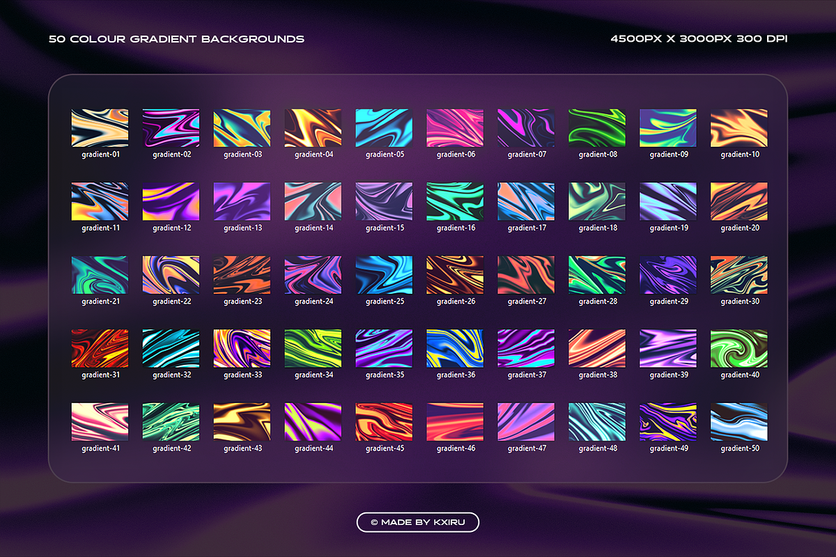 Liquid Gradients - 70 Backgrounds, a Background Graphic by KXIRU (Photo 2 of 7)