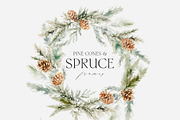 FLORAL WINTER BOX Watercolor Bundle, a Seasonal Illustration by Muse Artist (Thumbnail 87 of 95)