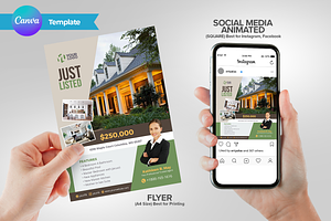 Just Listed Property Canva