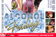 Alcohol Fridays Party, a Flyer Template by Osky (Thumbnail 4 of 4)
