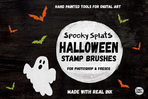 Halloween Stamp Brushes - Photoshop