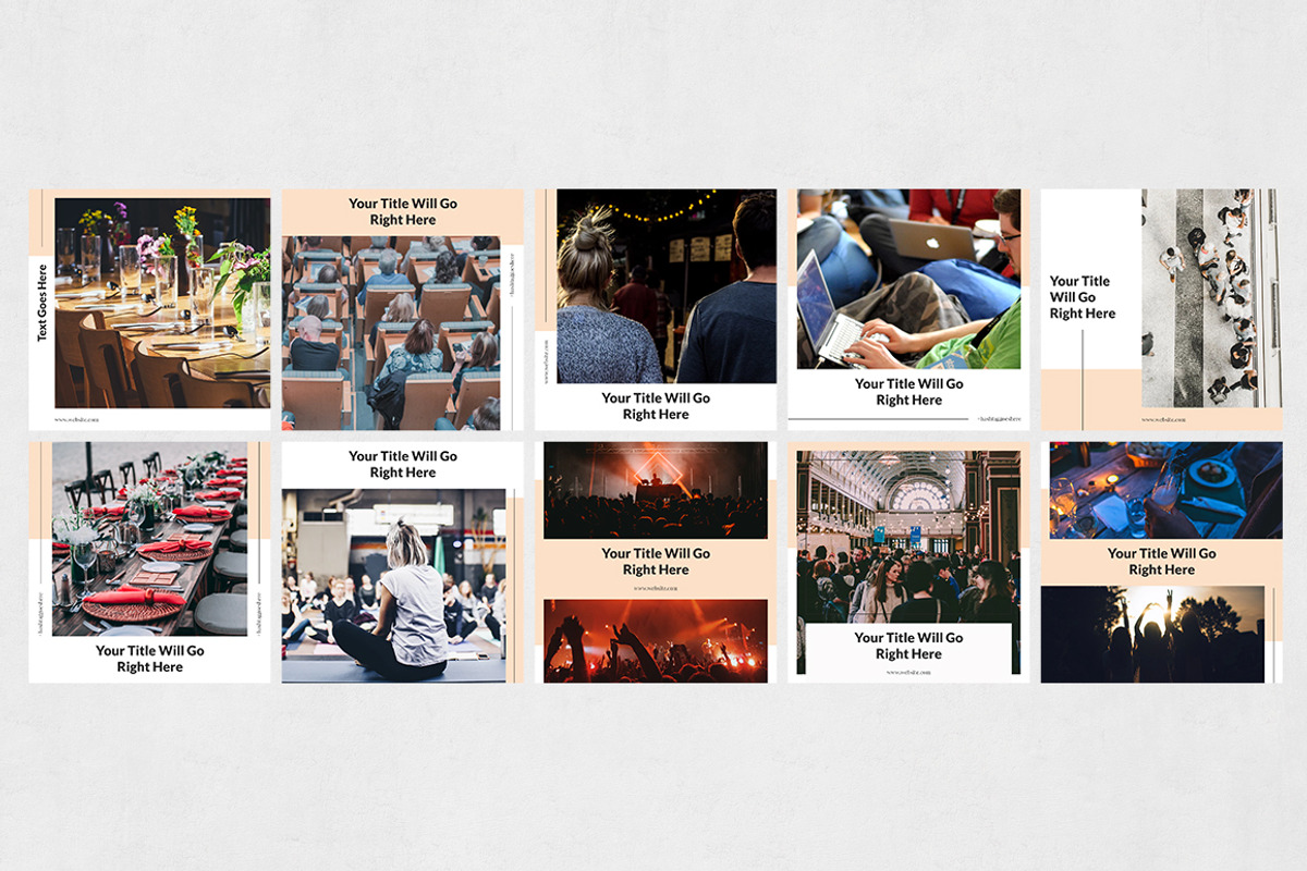Events Instagram Posts, a Social Media Template by Social Corner Graphics (Photo 8 of 8)