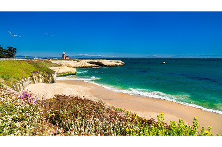 Serene Beach with a Distant, a Nature Photo by Leonid Andronov