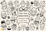 Hand Drawn Christmas PNG Clipart, a Seasonal Illustration by LemonDesign (Thumbnail 1 of 3)