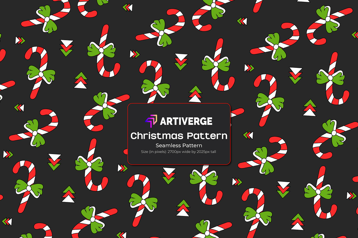 Christmas Stick Dark Theme Design, a Graphic by Artiverge (Photo 1 of 6)