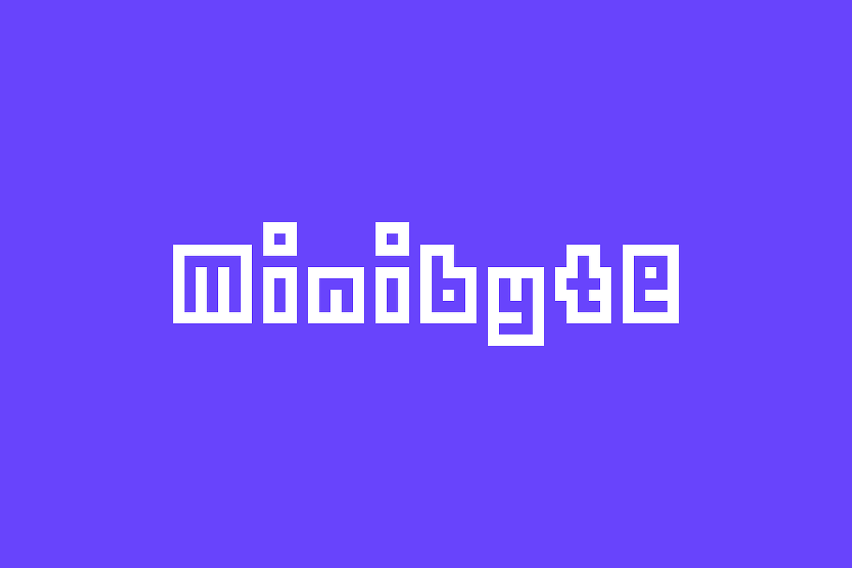 Minibyte, a Sans Serif Font by Francisco Beltrán (Photo 1 of 6)