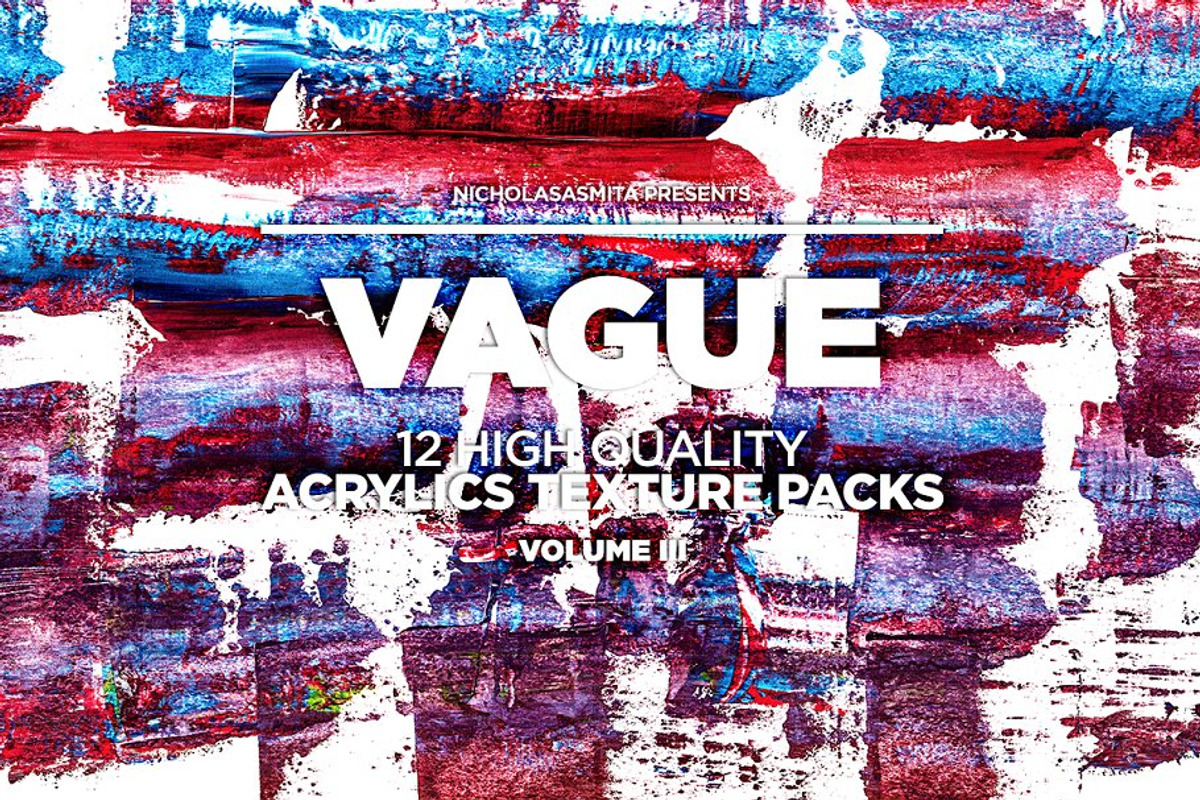 Vague 49 Acrylics Textures Packs, a Pattern Graphic by nicholasasmita (Photo 32 of 51)