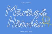 CS Brilliant Pixel, a Handwritten Font by Craft Supply Co. (Thumbnail 7 of 8)