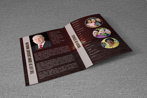 Funeral Program Template-T707