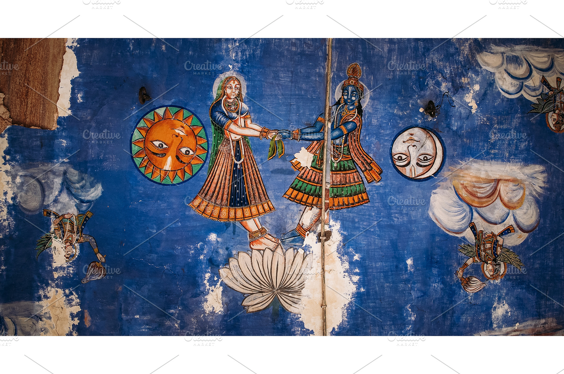 Close-up View on Frescoes Decoration, an Arts & Entertainment Photo by Our Amazing World