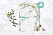 Tied Invitation+RSVP Mockup, a Print Template by Hype Your Prints (Thumbnail 3 of 7)