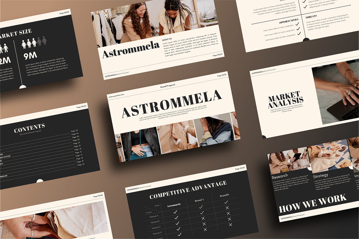 ASTROMMELA - Brand Proposal, a Presentation Template by ArbaStudio (Photo 1 of 5)
