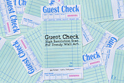Guest Check Stock Image High Res, a Background Photo by Heather Green Designs (Thumbnail 1 of 6)