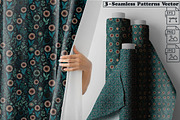Seamless Cosmic & Botanical Patterns, a Pattern Graphic by one-touch (Thumbnail 1 of 7)