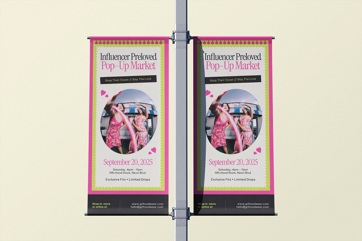 GRLHood - Flag Banner preview 3