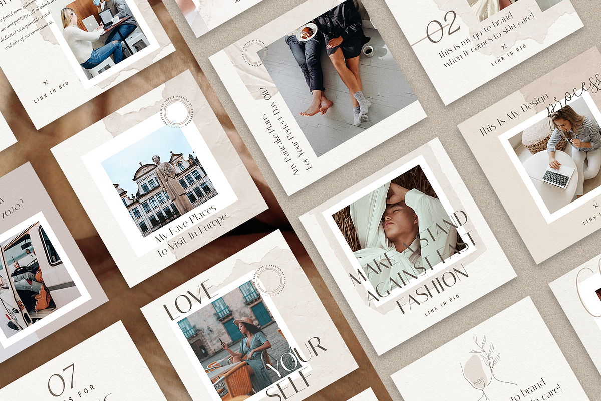 Elodie - 60 Animated Posts & Stories, a Social Media Template by SilverStag Type Foundry (Photo 5 of 48)