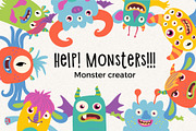 Help! Monsters!!!, an Animal Illustration by Lunoceros (Thumbnail 1 of 4)