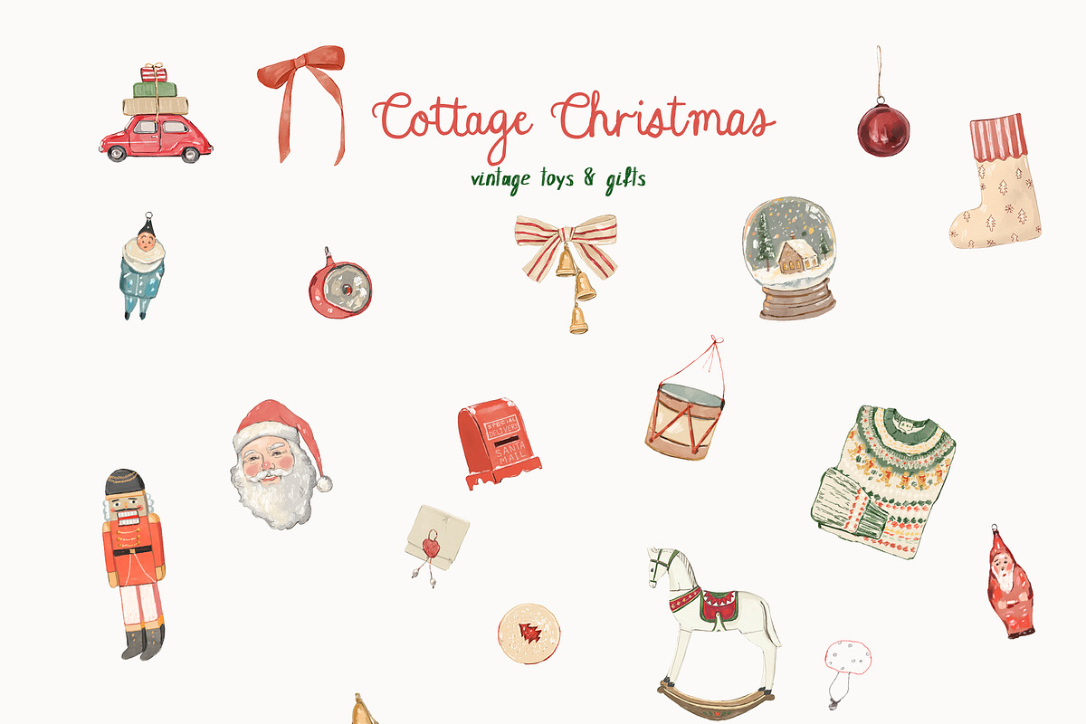 Christmas Illustrations & Templates, a Decorative Illustration by whiteheartdesign (Photo 22 of 25)