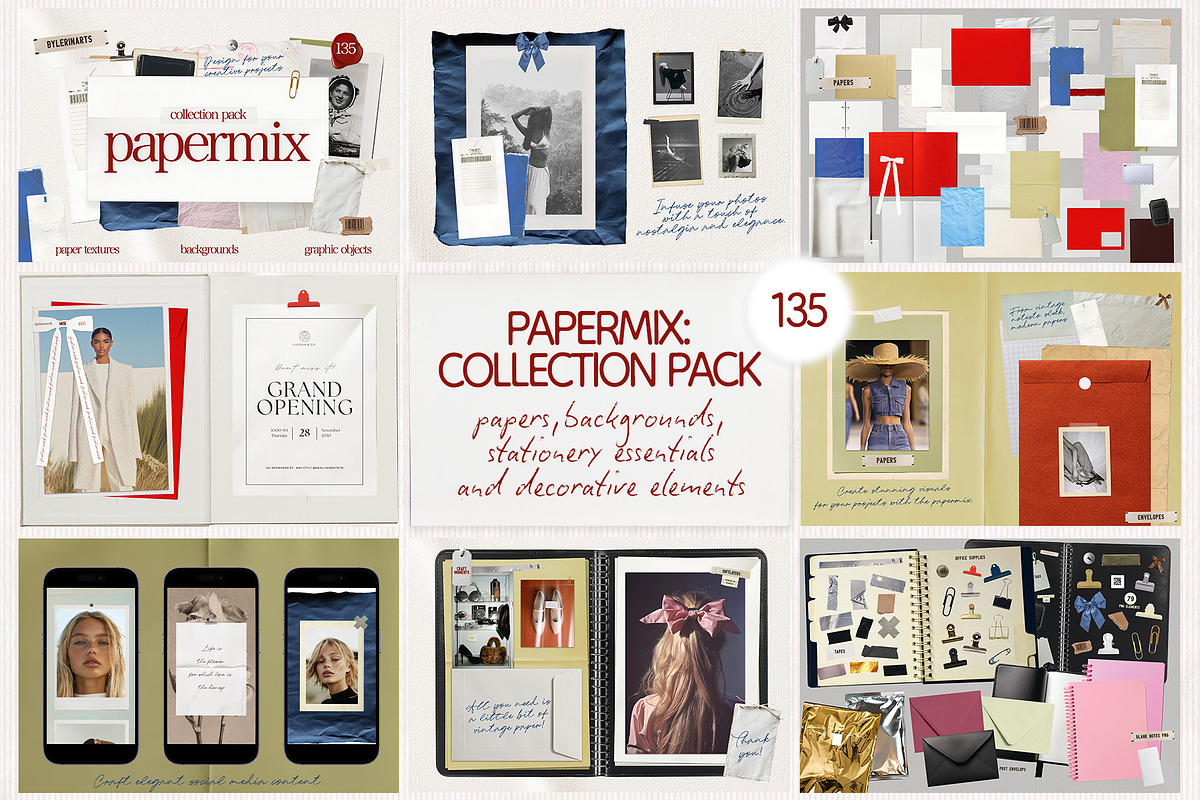 COLLAGE BUNDLE 20 in 1 (3800+), an Object Graphic by lerinartstudio (Photo 12 of 21)