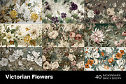 Victorian Flowers. 40 images, a Decorative Illustration by Handmadefont (Thumbnail 4 of 11)