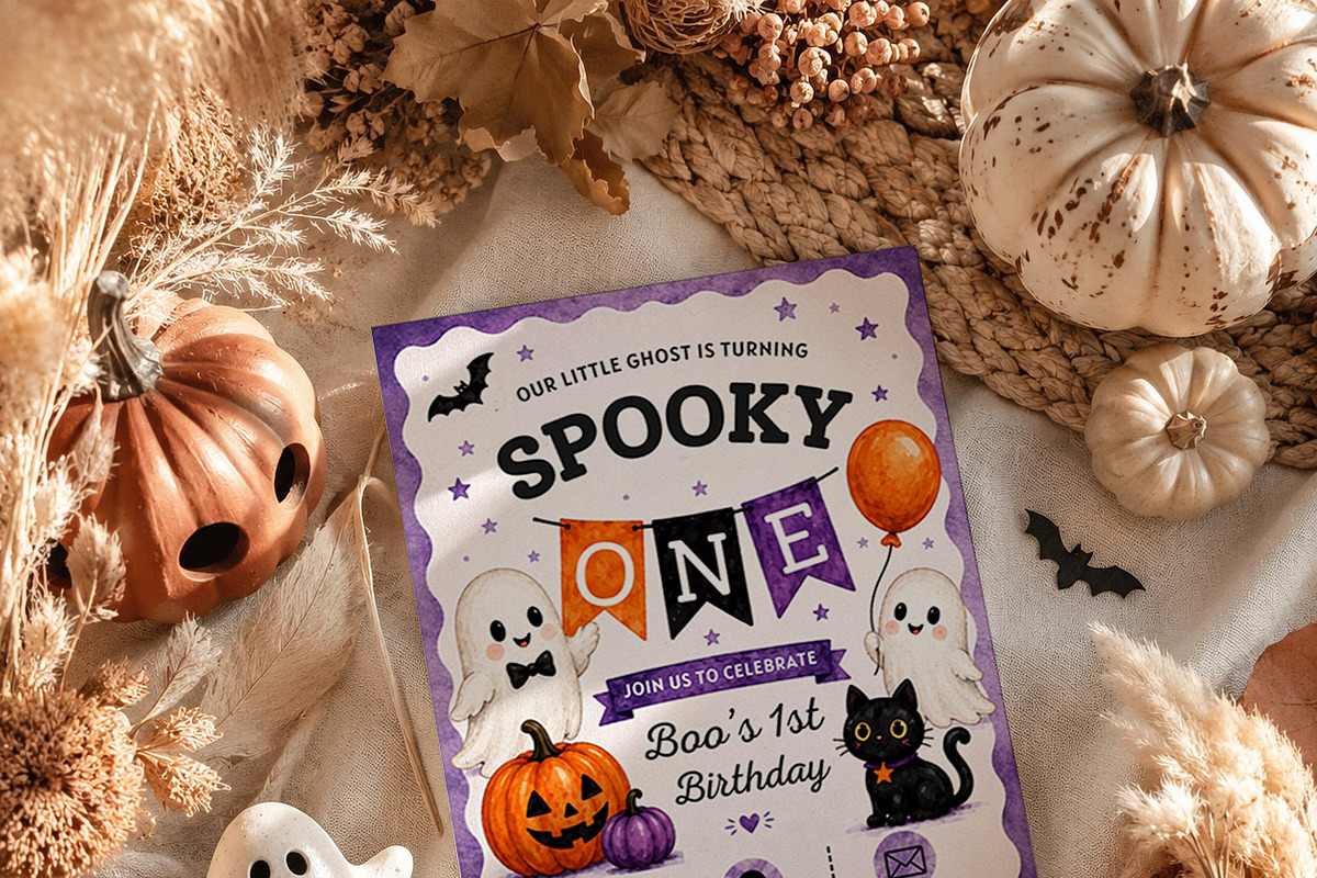 Spooky One Halloween Invitation, an Invitation Template by Arslan (Photo 5 of 5)