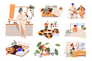 People wake up & do morning routine, a Food Illustration by Good Studio (Thumbnail 1 of 9)