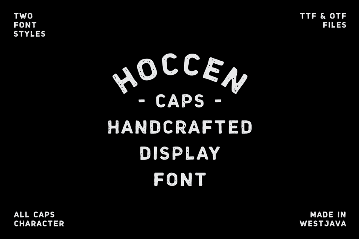 HOCCEN CAPS Display Font