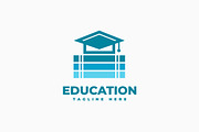 Education Logo Template, a Branding & Logo Template by Zeer Graphic (Thumbnail 2 of 2)