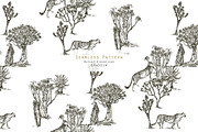 Safari. Seamless Patterns + Panorama, a Pattern Graphic by Irina Dolgikh (Thumbnail 7 of 21)