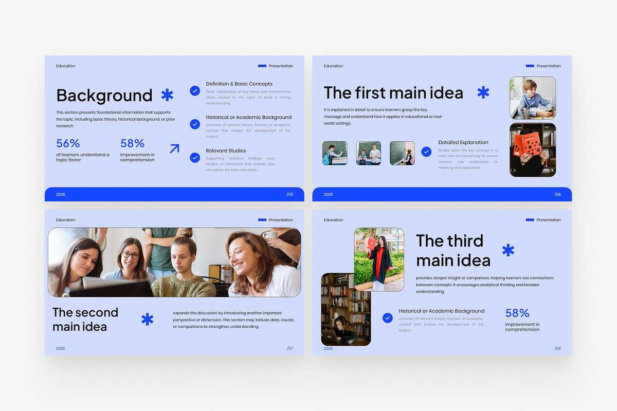 Education Powerpoint Template, a Presentation Template by Eklip Studio (Photo 4 of 6)