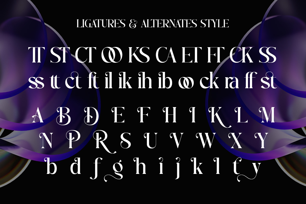 Saffela - Modern Elegant Luxury, a Serif Font by Shakira Studio (Photo 9 of 10)