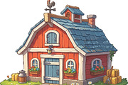 Cozy Rural Building Illustration, an Object Illustration by 3D assets for your awesom (Thumbnail 3 of 3)