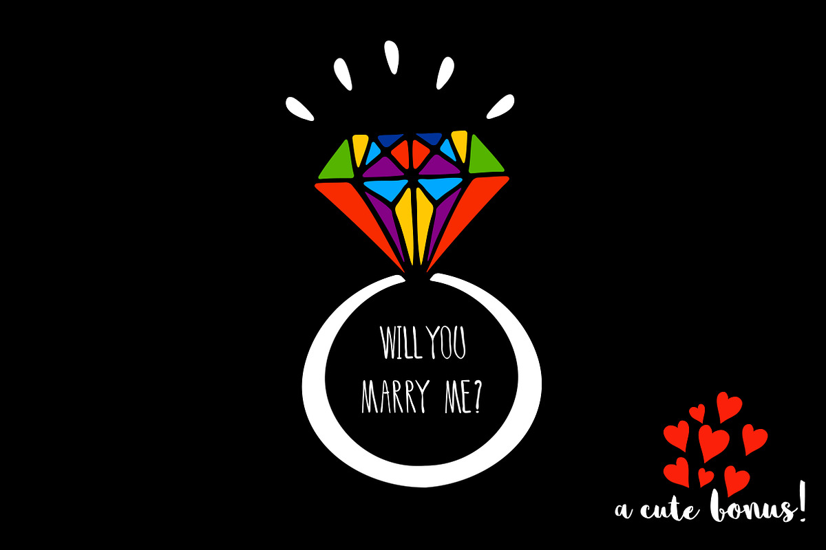 Pride Month Design Elements, a Decorative Illustration by Lena Kedrova (Photo 6 of 7)