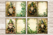 St. Patricks Day Gnomes Junk Journal, a Seasonal Illustration by GlamArtZhanna (Thumbnail 3 of 10)