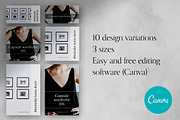 CANVA Minimal Social Media Pack, a Social Media Template by Eternel Design Studio (Thumbnail 2 of 5)