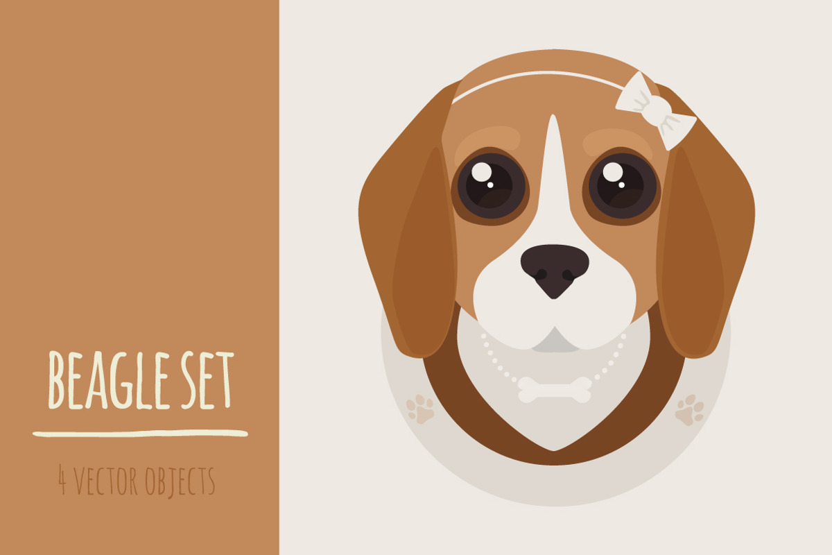 beagle set, an Object Graphic by adi katz (Photo 2 of 5)