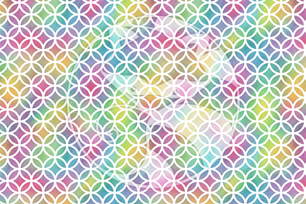 Seamless Watercolor Geometrics BR, a Pattern Graphic by RaccoonGirl Design (Photo 3 of 3)