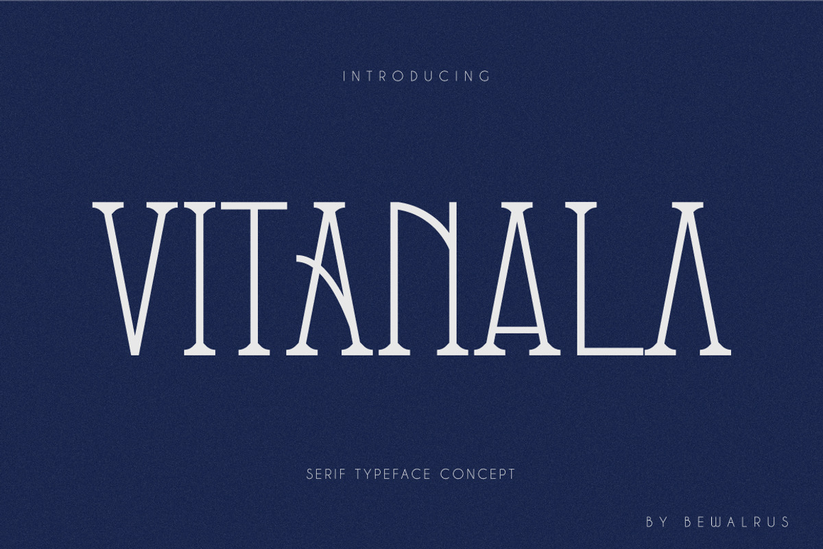 Vitanala | Elegant Serif Font, a Serif Font by Bewalrus Studio (Photo 2 of 7)
