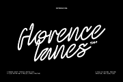 Florence Lanes - Modern Script Font, a Script Font by Typeparties (Thumbnail 1 of 10)