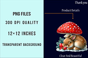 Christmas Bunny Clipart Bundle, an Illustration by SinaCreation (Thumbnail 6 of 7)