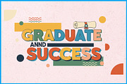 7 Graduation Motivation SVG Bundle, an Education Illustration by Artivon (Thumbnail 3 of 8)