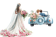 Cute Wedding Clipart, an Illustration by Designworld (Thumbnail 5 of 6)