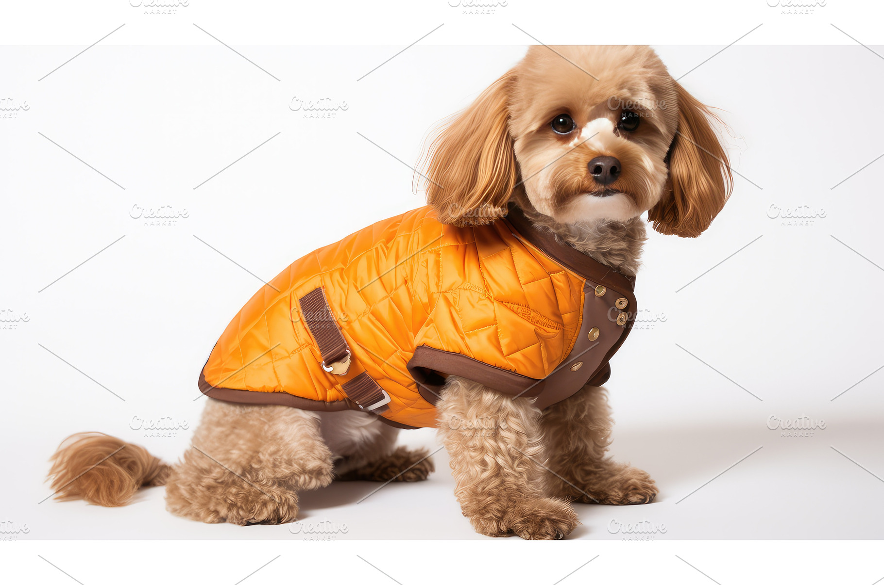 stylish dog coat ai generated, a Beauty & Fashion Photo by pikepicture