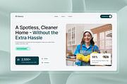 Home Cleaning Service Website UI, an UI Kit Template by peterdraw (Thumbnail 1 of 7)