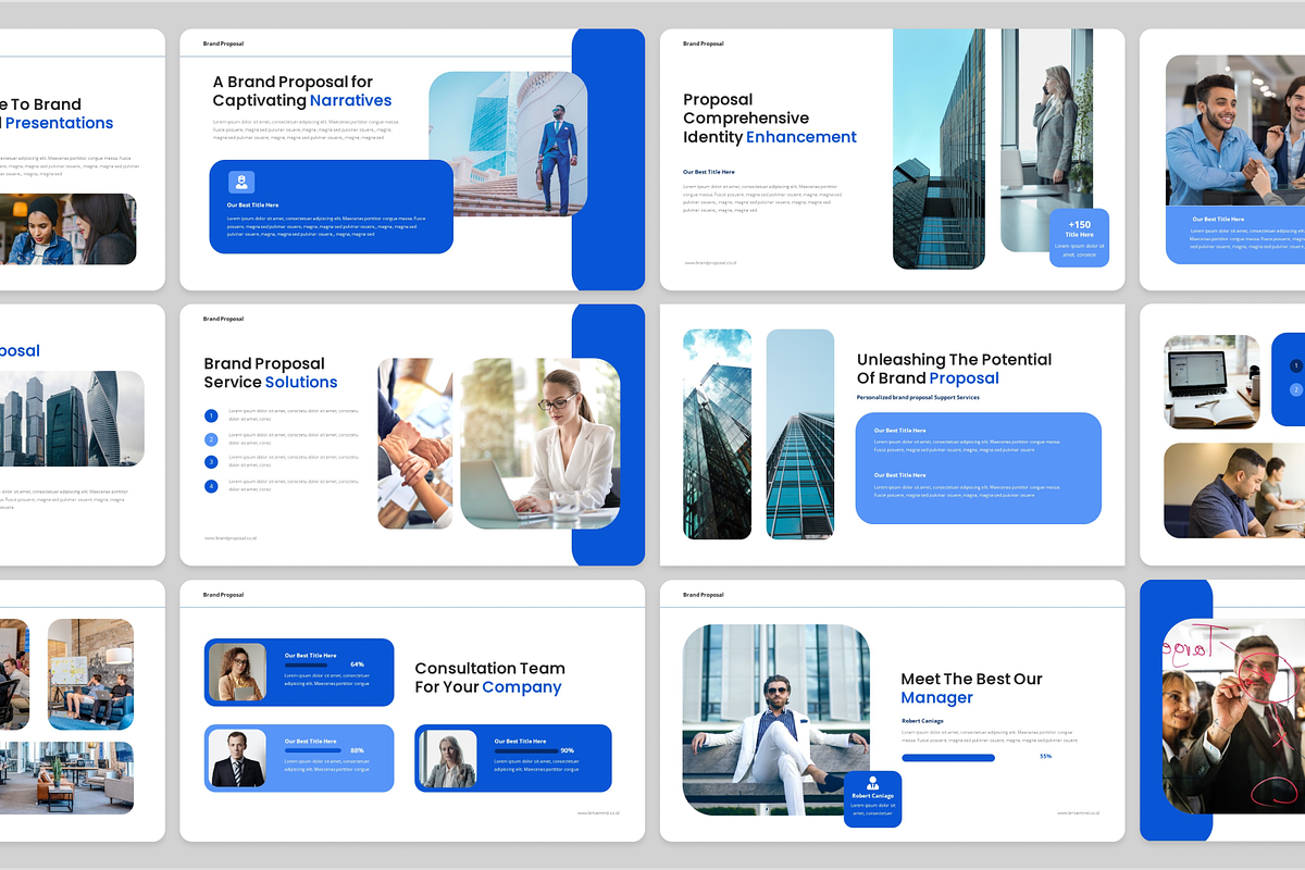 Brand Proposal PowerPoint Template, a Presentation Template by Annora Studio (Photo 2 of 5)