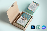 Funeral Prayer Card Template, a Marketing Template by Psd Templates (Thumbnail 3 of 3)