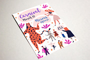 Сarnival party posters, background, a Decorative Illustration by Good Studio (Thumbnail 8 of 9)