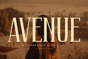 Avenue - Serif Font, a Serif Font by Alpaprana (Thumbnail 1 of 11)