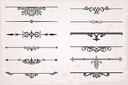 48 Vector Divider Design Elements, an Object Graphic by Digiselector Design Goods (Thumbnail 4 of 5)